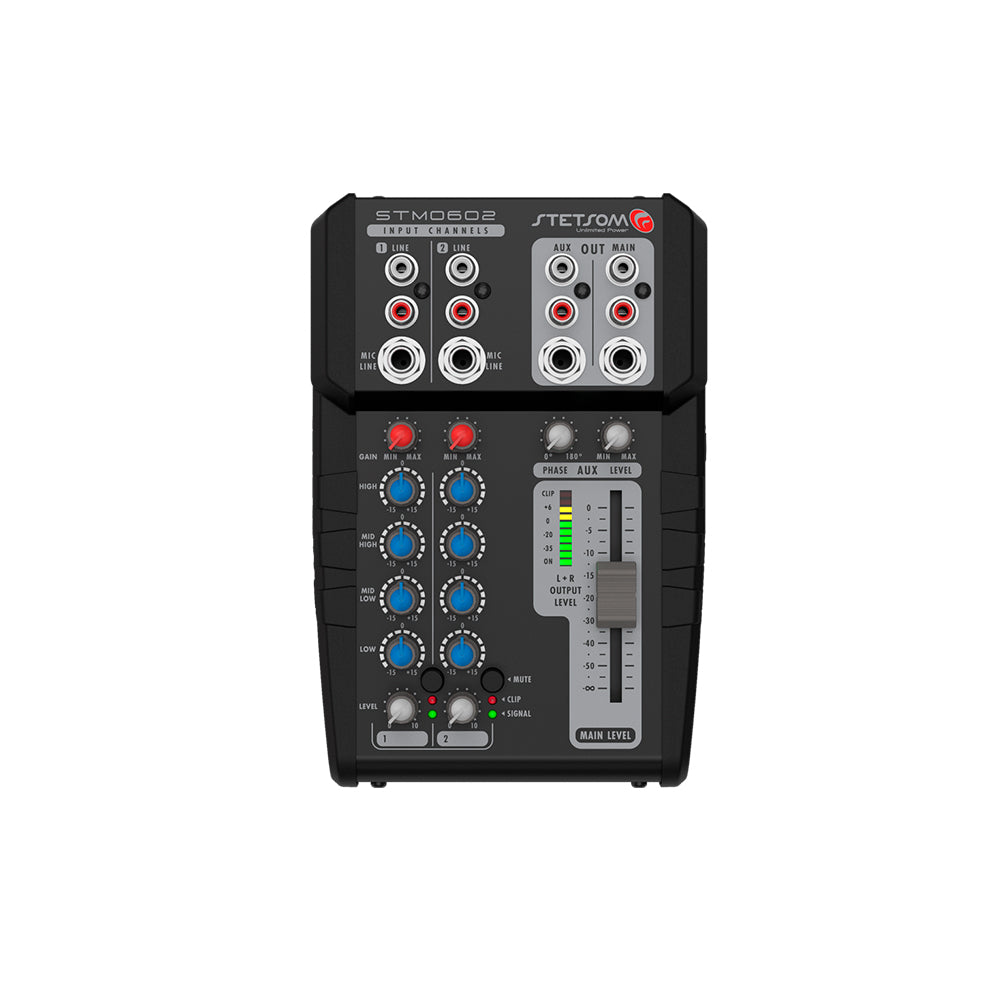 Mesa De Som Automotivo Stetsom 12v 2 Canais Stereo Stm0602 Mesa De Som Automotivo Stetsom 12v 2 Canais Stereo Stm0602